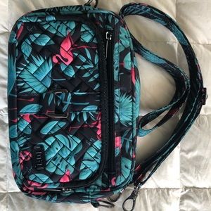 Lug flamingo crossbody bag.